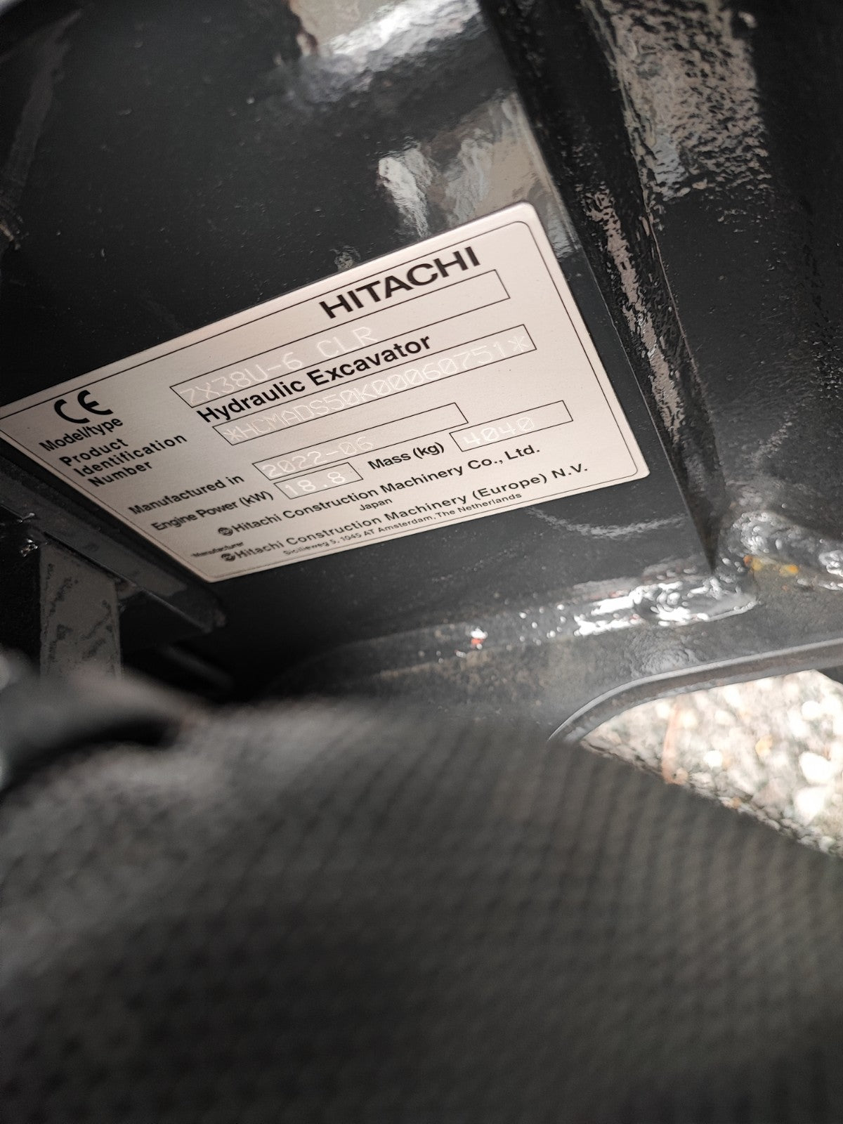 Hitachi ZX 38-6 U Minibagger