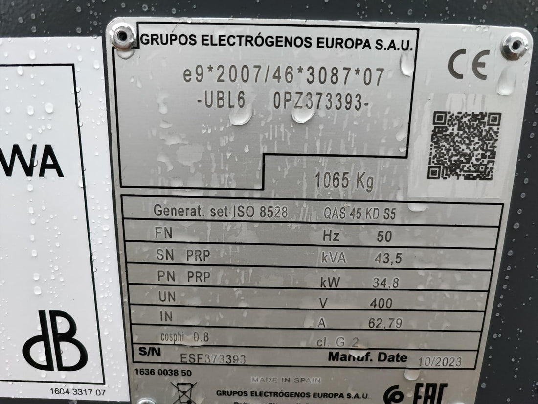 Atlas Copco QAS 45 KD Stromerzeuger