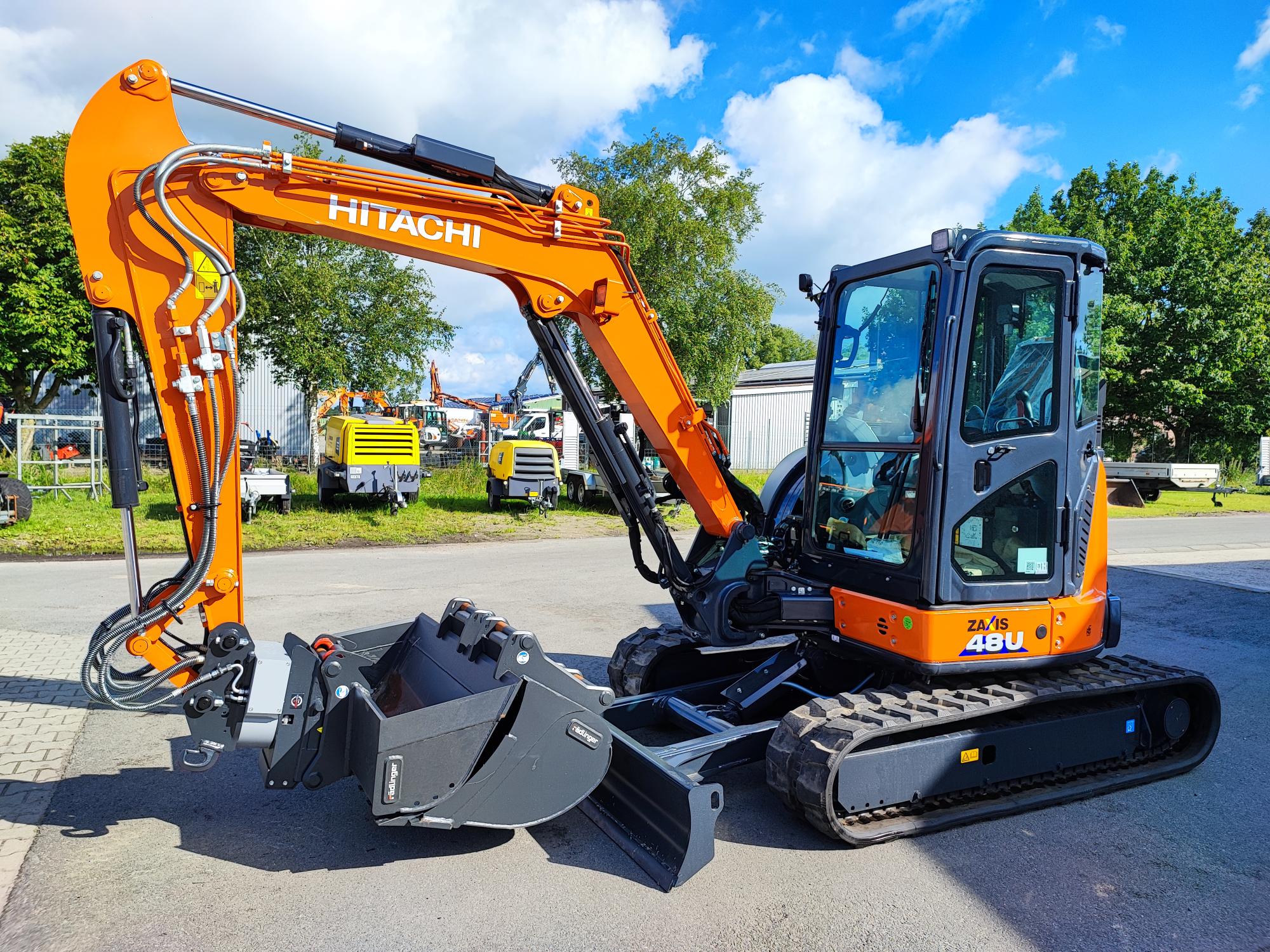 Hitachi ZX48 Minibagger U-6 CLR * P-Line mit Rototop