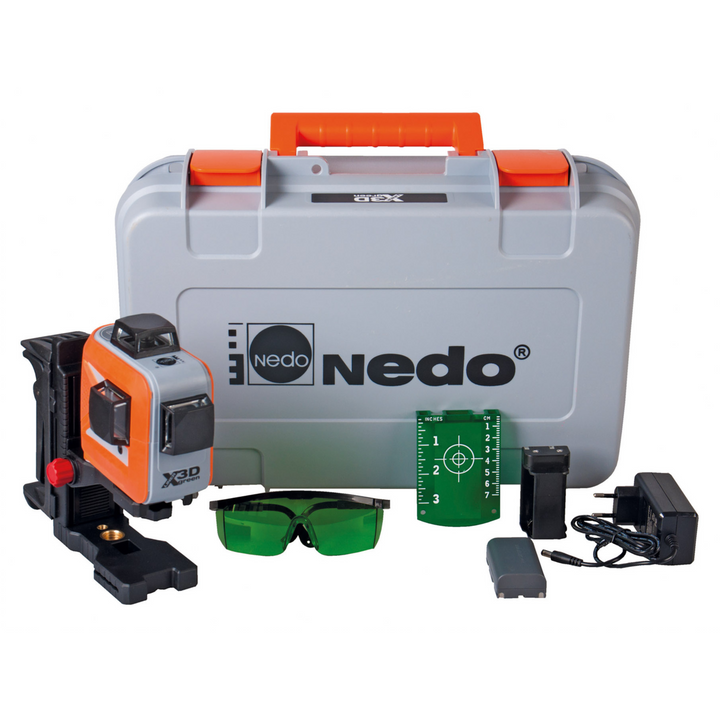NEDO Kreuzlinienlaser X-Liner 3 D green